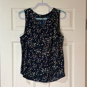 41 Hawthorn Midnight Floral Sleeveless Top in Navy